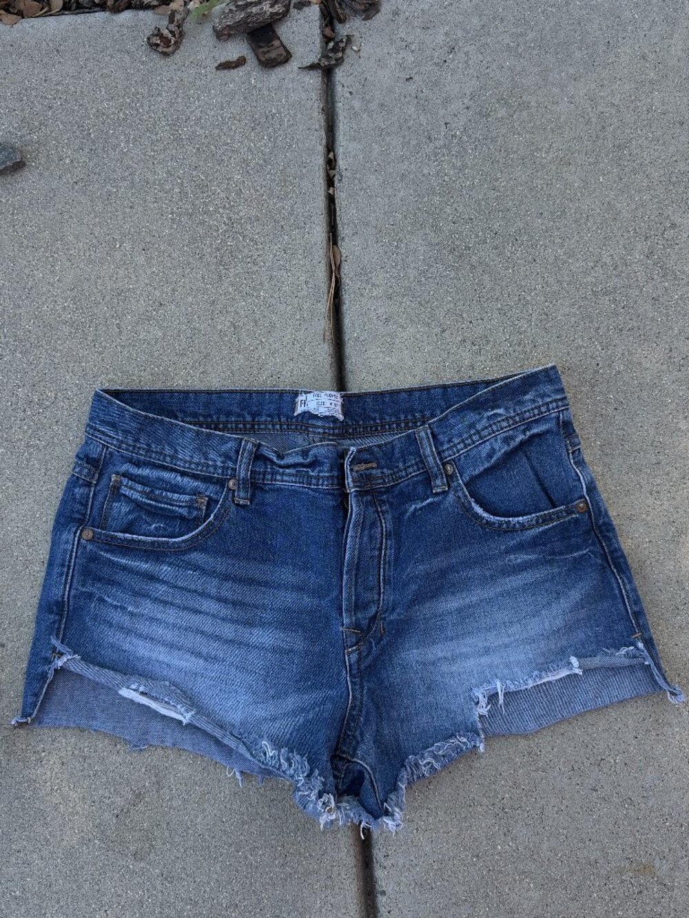 Free People jean shorts